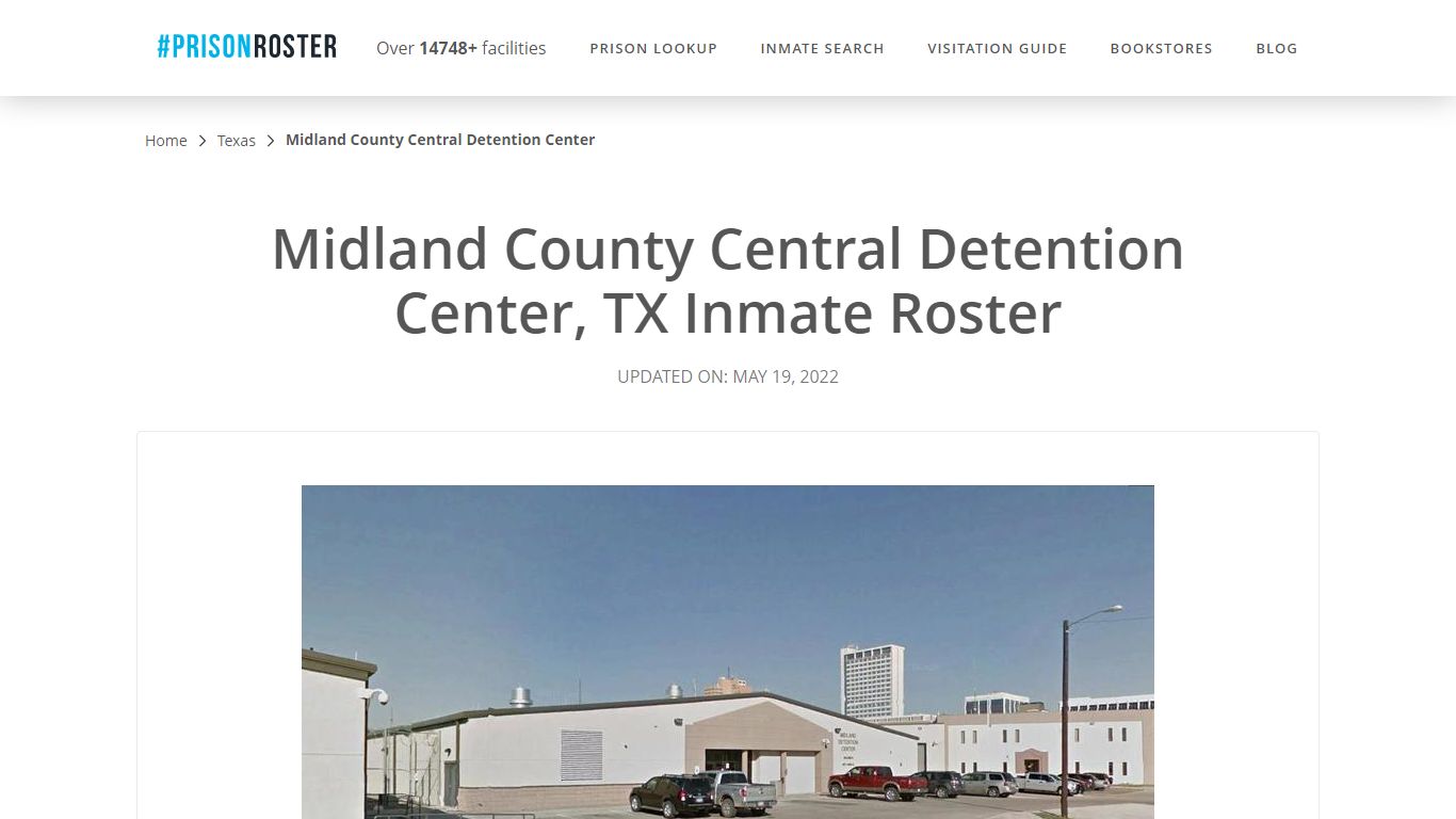 Midland County Central Detention Center, TX Inmate Roster